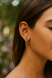Classic Gold Hoop Earrings Minimal Everyday Hoops Timeless Unisex Jewelry