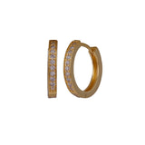 Classic Gold Huggie Hoop Earrings Modern Statement Jewelry