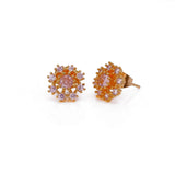 Cubic Zircon Gemstone Earrings Aesthetic Stud Earrings For Her