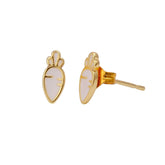 Cute Gold-Plated Carrot Studs Everyday Earring