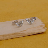 Little Butterfly Shape Earrings Cute Studs For Her