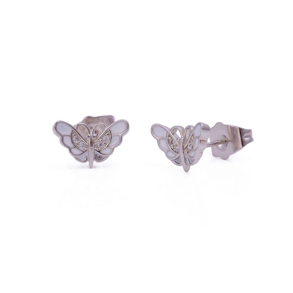 Little Butterfly Shape Earrings Cute Studs For Her