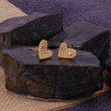 Minimalist Paerl Beads Stud Heart Shape Stud Post Earring For Children