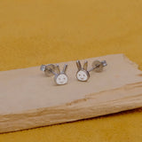 Tiny Rabbit Face Cute Studs Everyday Earrings For Kids