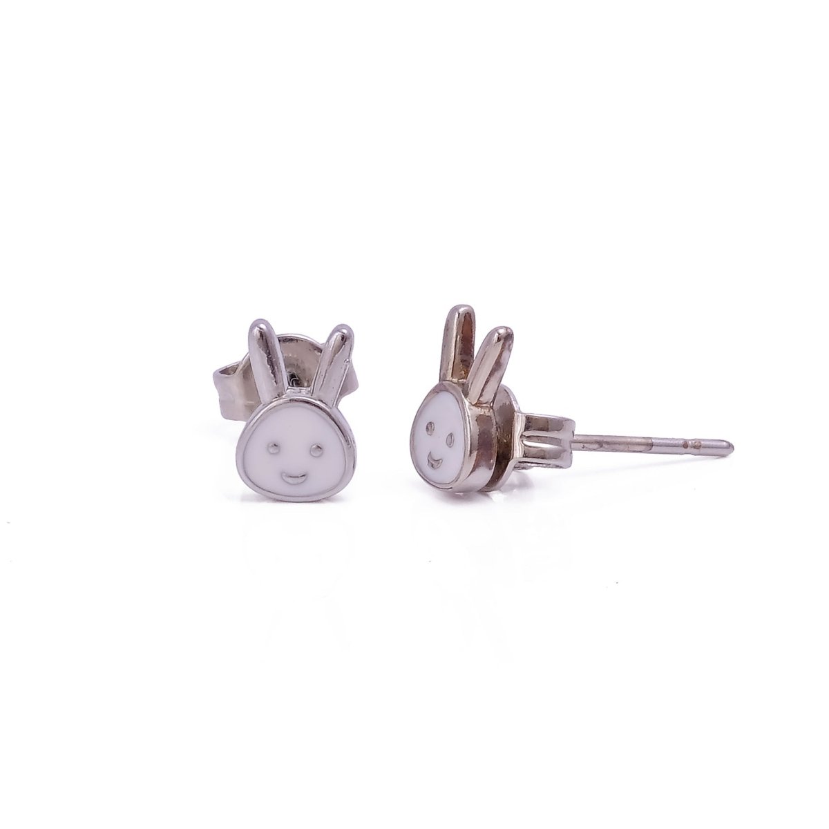Tiny Rabbit Face Cute Studs Everyday Earrings For Kids