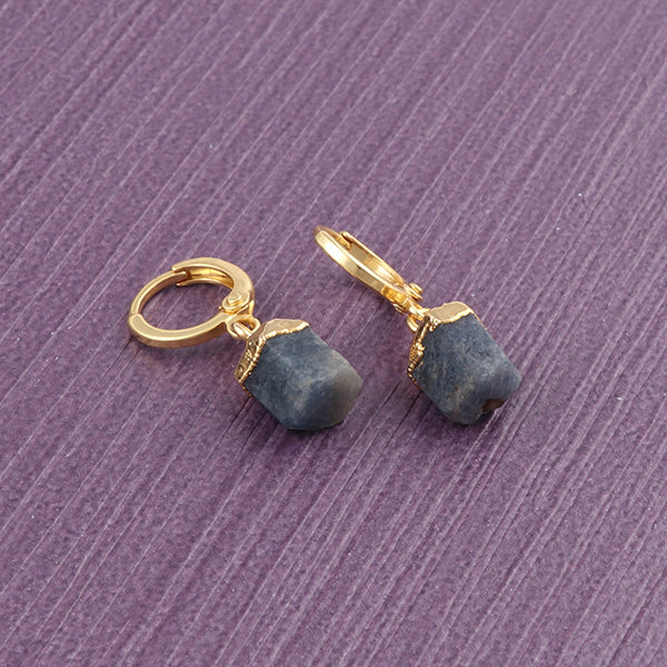 Raw Gemstone Birthstone Dangle & Drop Earrings