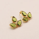 Gemstone Pear Shape DIY Earring Finding