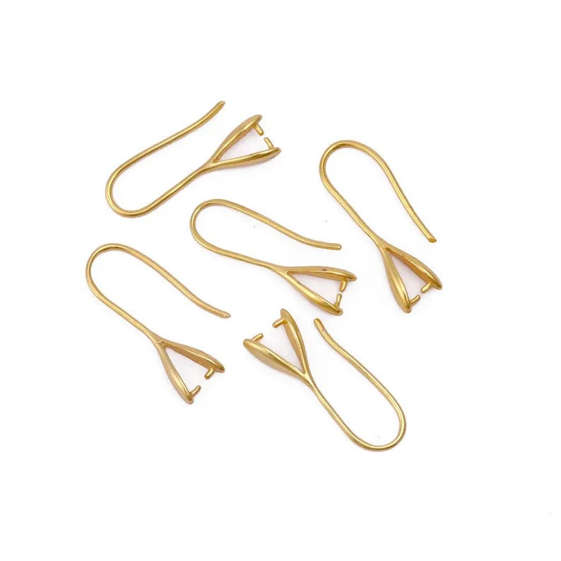 Gold Ear Hooks Wire For Making Earrings Jewelry