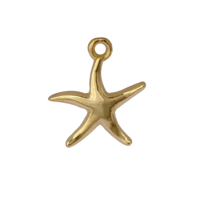 Starfish Gold Plated Charms