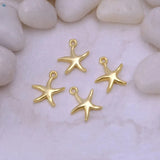 Starfish Gold Plated Charms