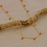 CARNELIAN HANGING ROSARY CHAIN ROLL