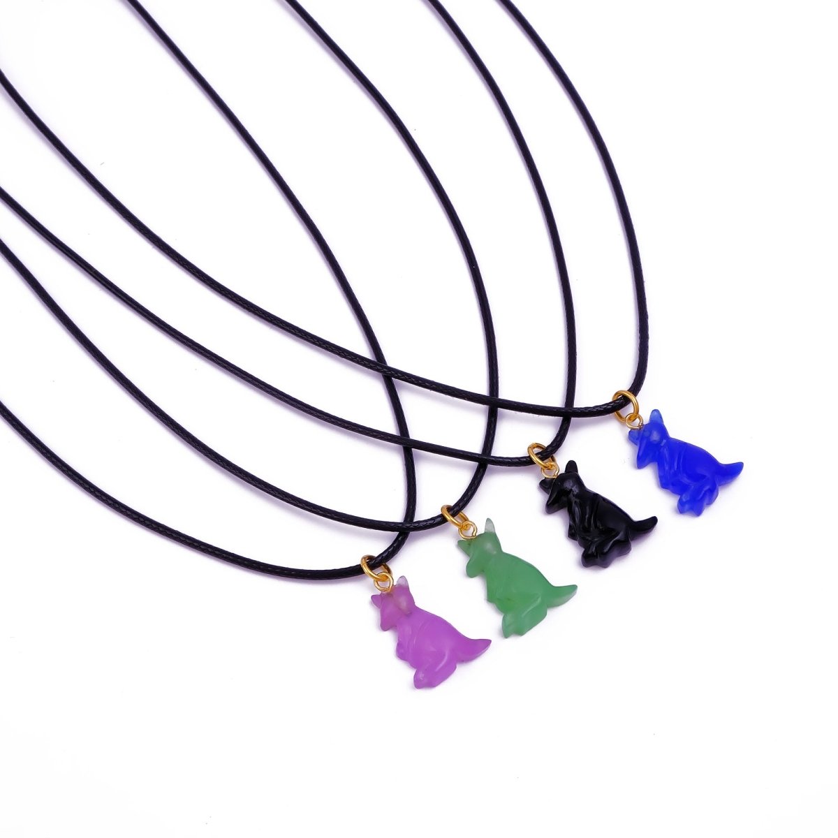 Cute Kangaroo Necklace Pink Animal Pendant, Gold Accent Choker for Women 5253