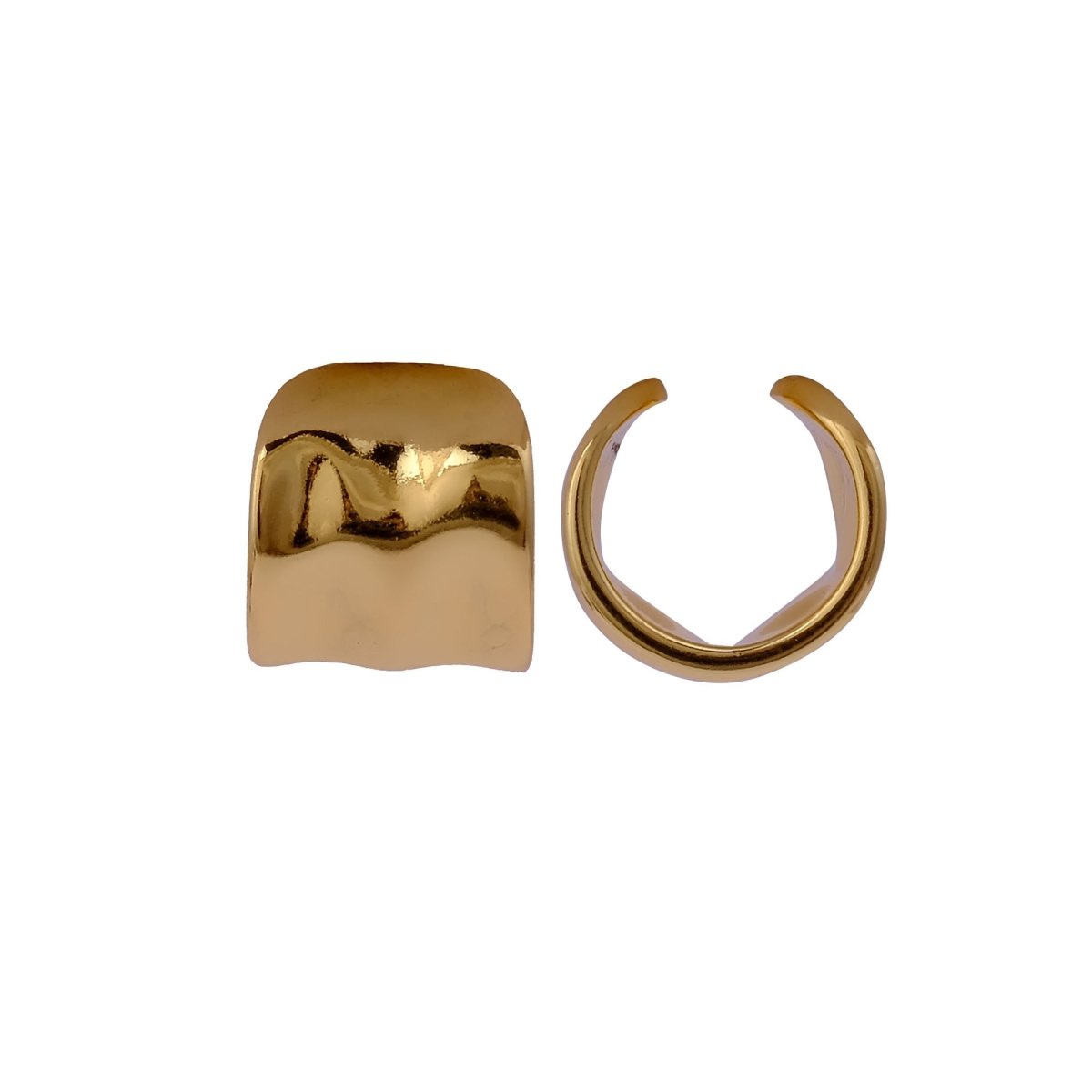 Elegant Minimalist Gold Stud Earrings Modern Everyday Jewelry