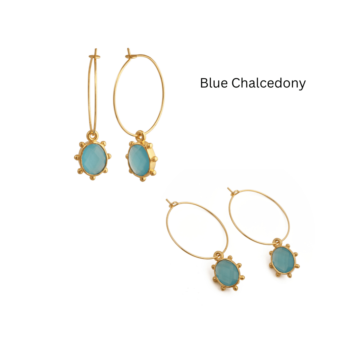Faceted Oval Shape Peridot Gemstone Hoop Earrings, Gold Plated Statement Jewelry 5275