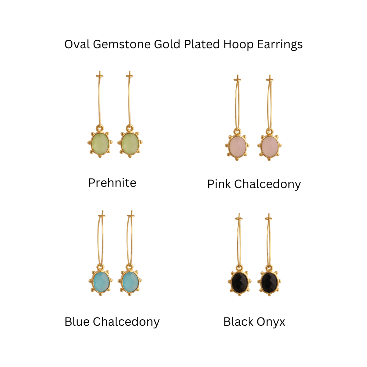 Faceted Oval Shape Peridot Gemstone Hoop Earrings, Gold Plated Statement Jewelry 5275