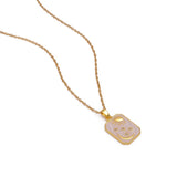 Gold Sun and Moon Pendant Necklace - Celestial Star Charm Jewelry
