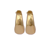 Minimalist Gold Plated C Shaped Chunky Hoop Earrings