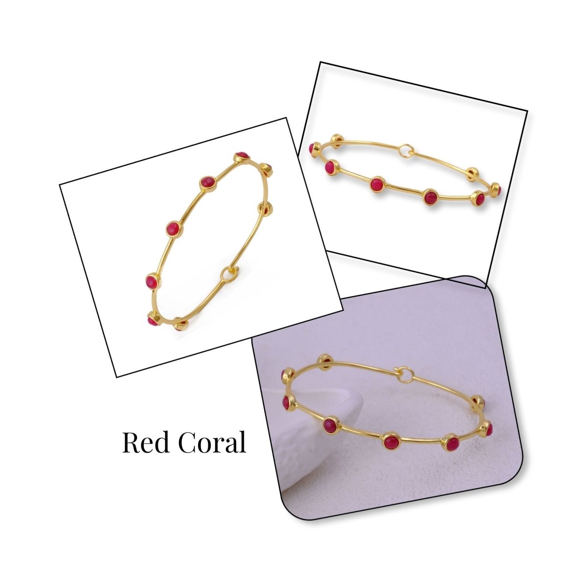 Minimalist Peridot Gemstone Stacking Bangle, Gold Plated Brass Hook Clasp Bangle CB - 1002