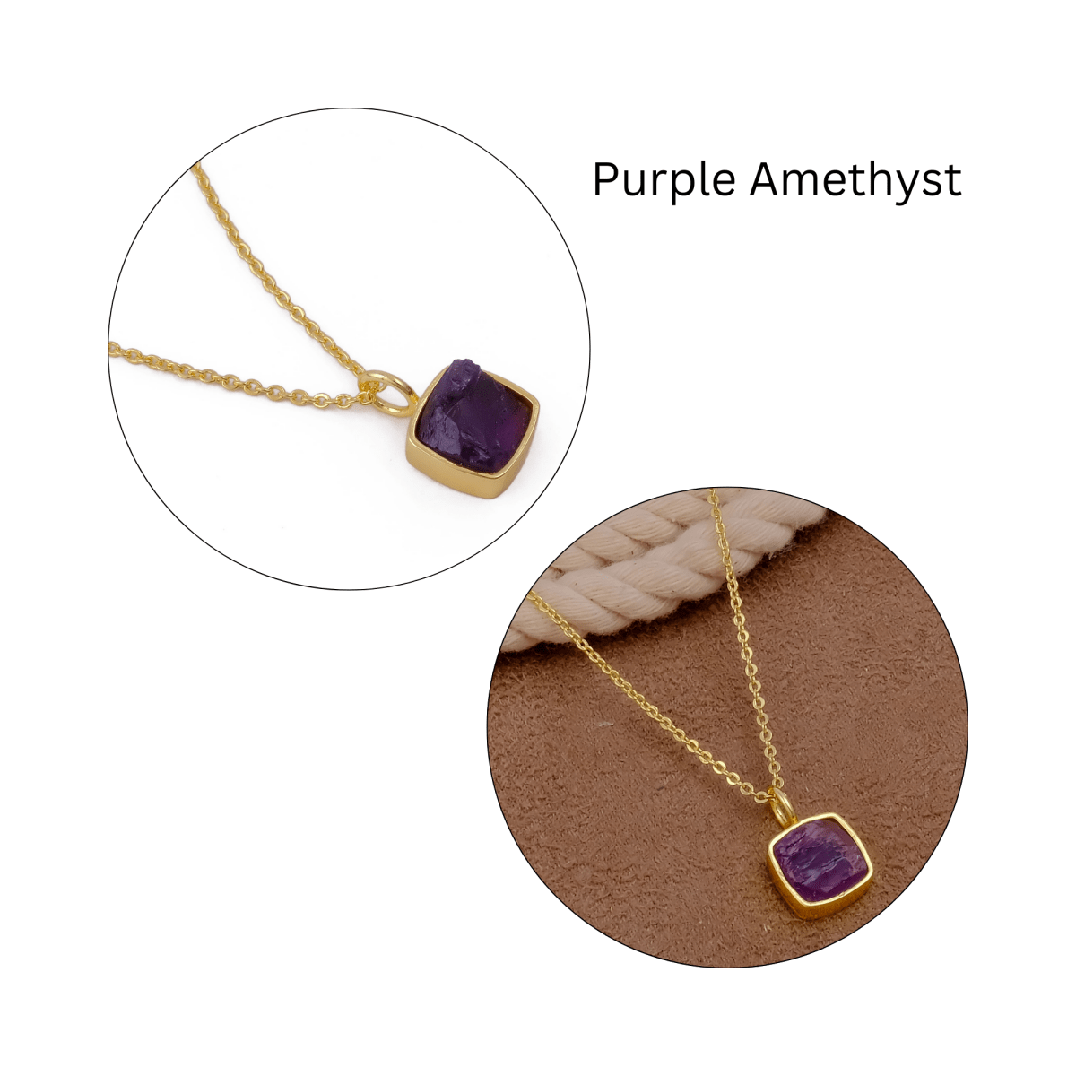 Natural Rainbow Moonstone Cushion Shape Necklace, Gold Plated Bezel Set Jewelry CN-1002