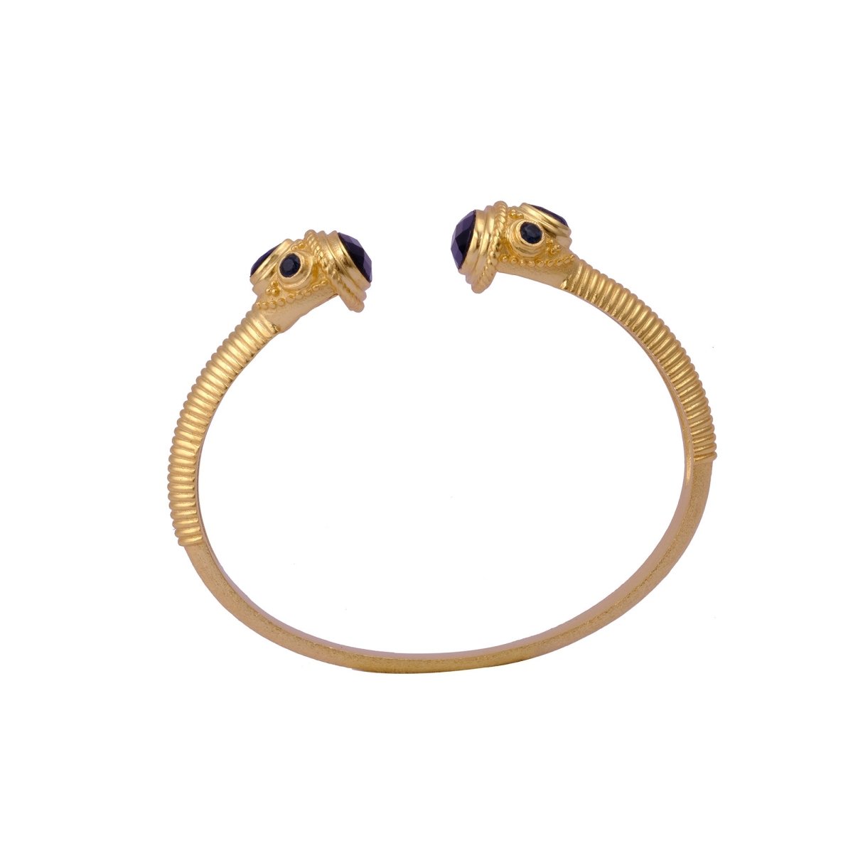 Peridot Gemstone Bangle Gold Plated Textured Open Cuff Bangle Handmade Statement Bangle