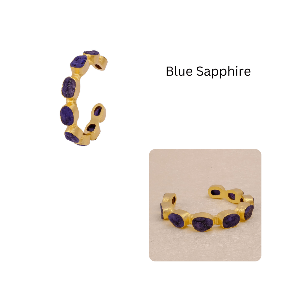 Raw Gemstone Purple Amethyst Cuff Bangles, Chunky Gold Plated Brass Jewelry 4080