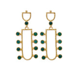 Red Garnet Quartz and Pearl Gold Leaf Statement Earrings with Pearls &amp; Garnet Stones, Artistic Dangle Earrings, Handmade Luxury Jewelry. S (Copy)