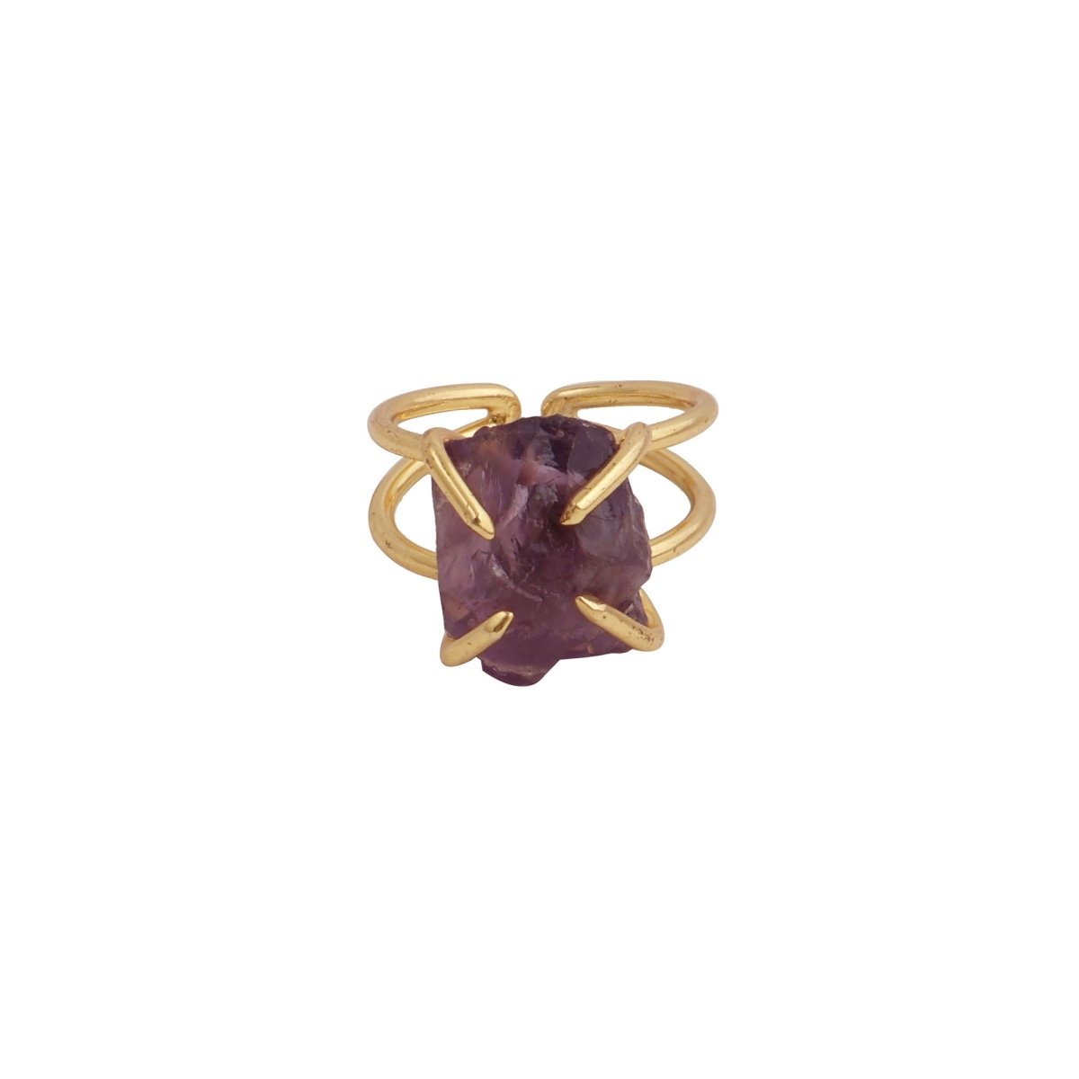 Rough Cut Peridot Gemstone Ring, Natural Adjustable Jewelry 5393