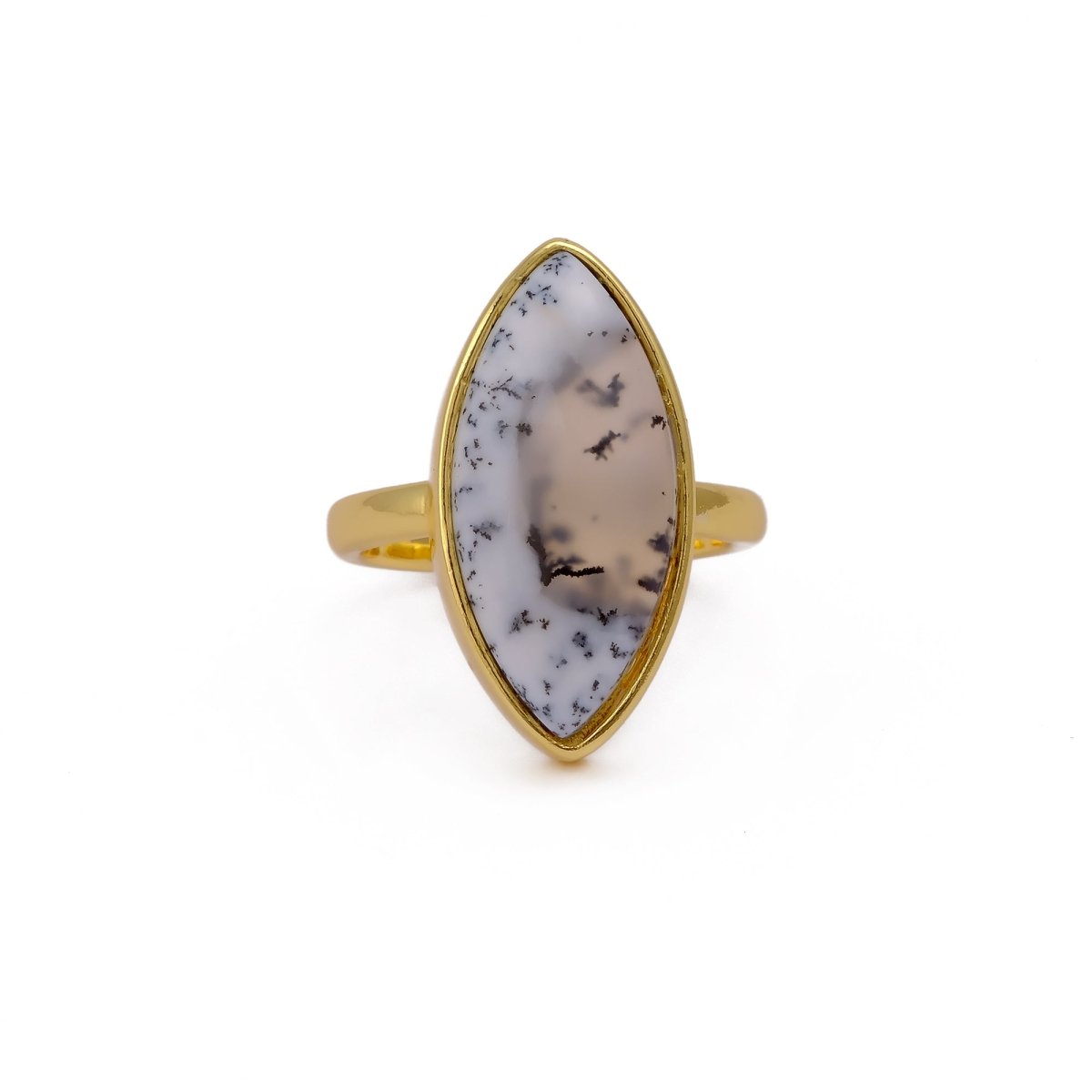 Sapphire Mohave Marquise Shape Statement Rings, Handmade Minimal Jewelry CR - 1001
