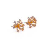 White Cubic Zircon Earrings Aesthetic Tiny Earrings For Her